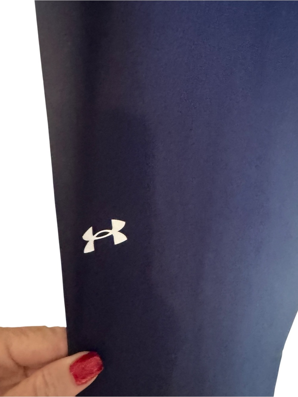 Under Armour Navy Active Compression Capri Leggings PLUS: 1X #U - Picture 3 of 6